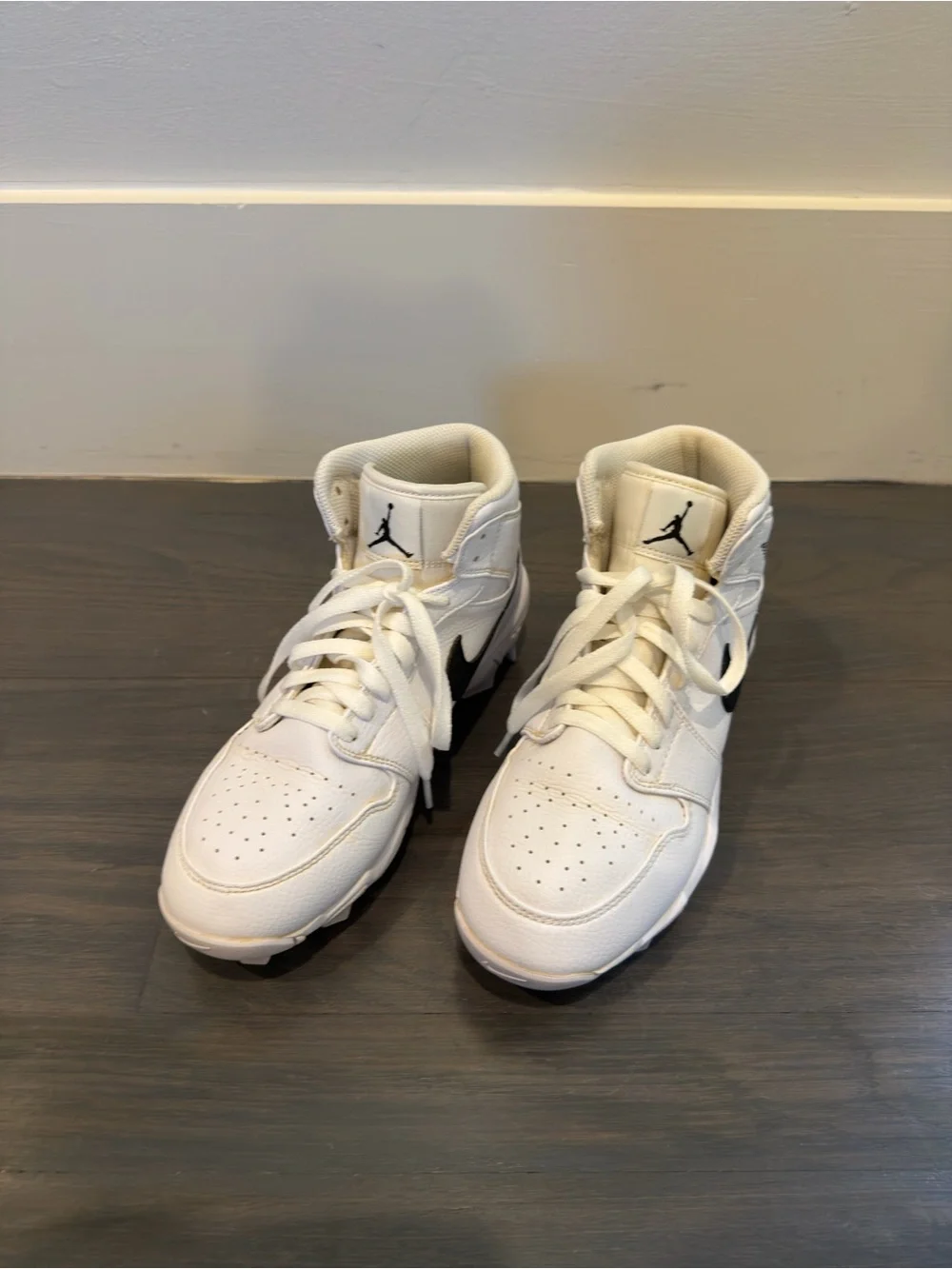 Boys Jordan 1 Mid Cleats